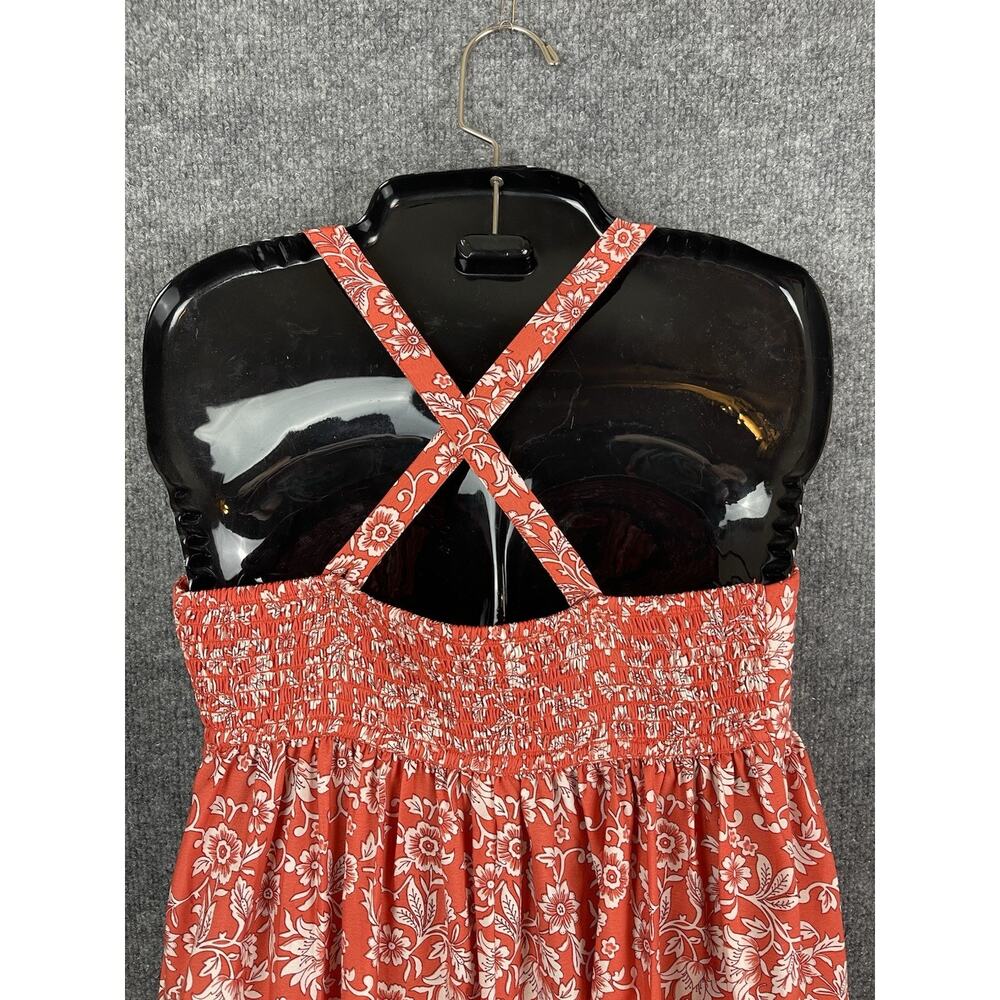 Land Of the Free Maxi multi layered floral dress Size Small Vacation Beach - Picture 6 of 12